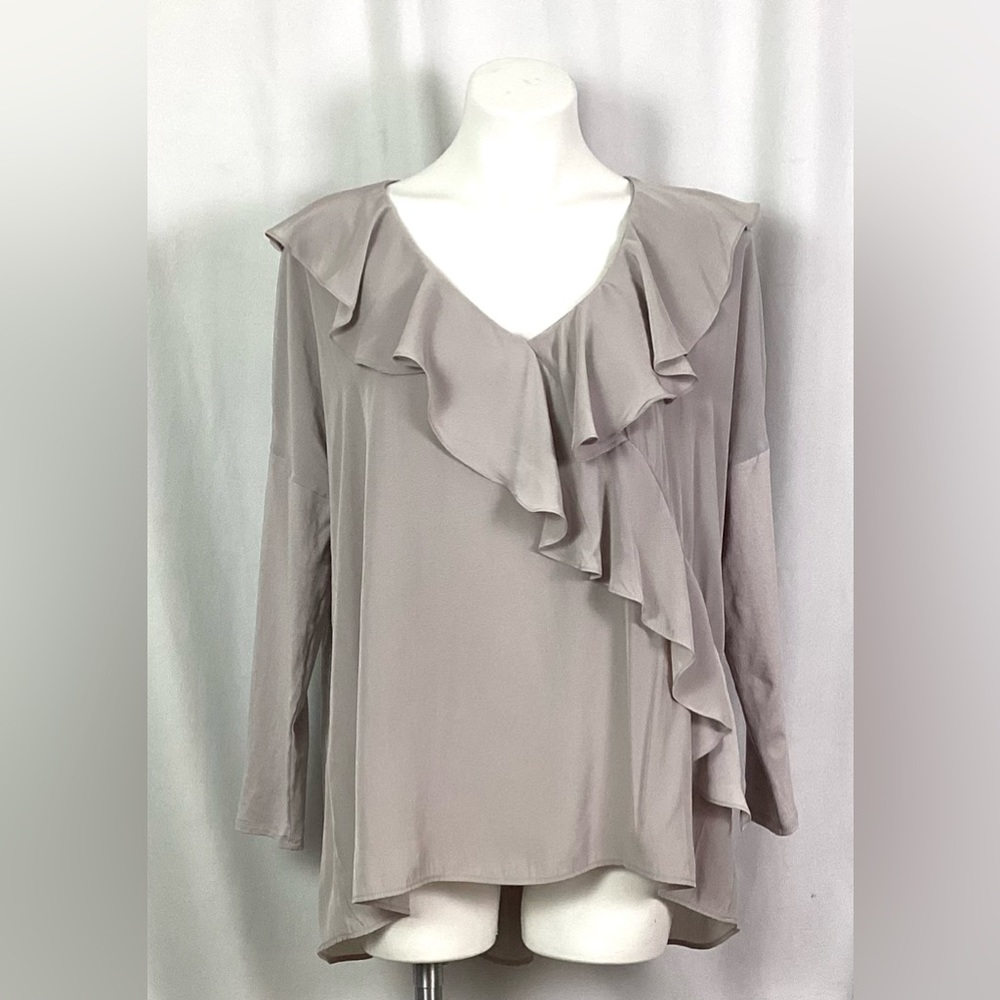 Mela Purdie - silk ruffled blouse